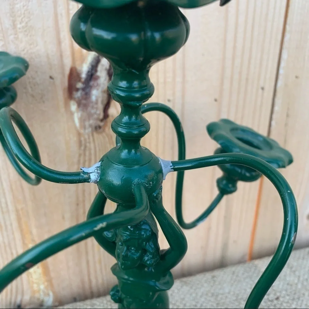 E. G. Webster & Son Art Nouveau Style Quadruple Plate figural Candelabra